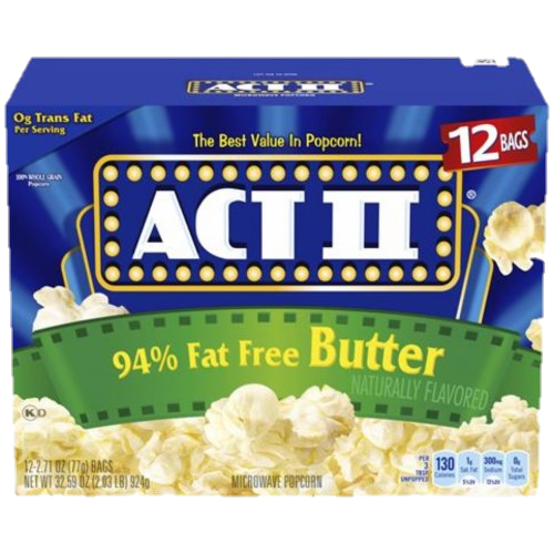 ACT II XTREME BUTTER Microwave Popcorn – 12-Count Box (33.01 Oz Total) – Great Deal!
